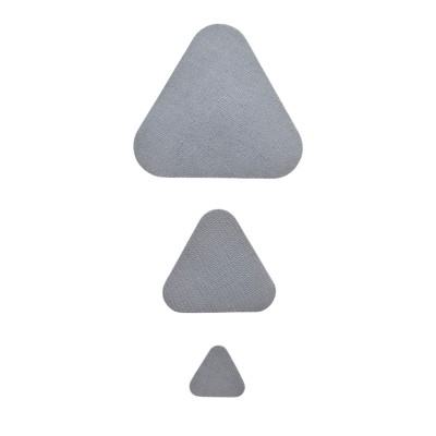 Aplikacja łatka trójkąt jasny szary