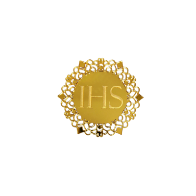 Topper / Dekor na tort - Hostia IHS dekor duży