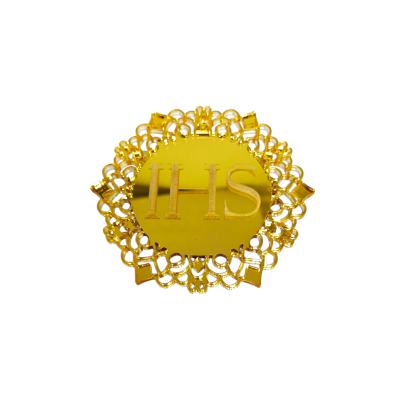 Topper / Dekor na tort - Hostia IHS dekor duży