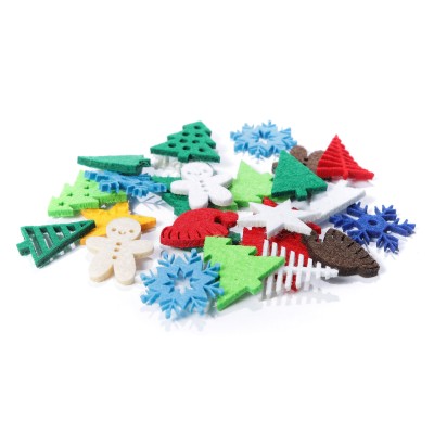 Elementy Filcowe MIX 27 szt. - BOŻE NARODZENIE