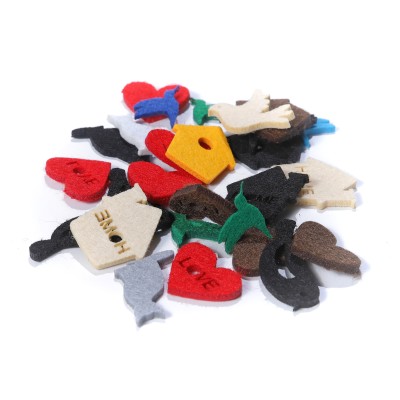 Elementy Filcowe MIX 27 szt. - HOME