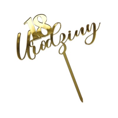 Topper na tort - 18 Urodziny