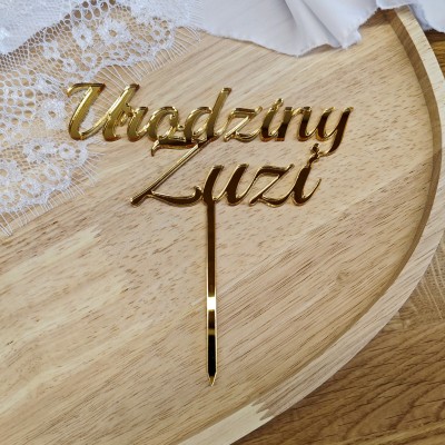Topper Urodziny + Imię