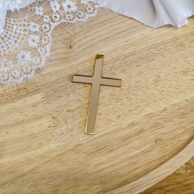 Topper / Dekor na tort - Krzyż duży