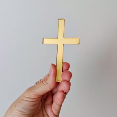 Topper / Dekor na tort - Krzyż duży