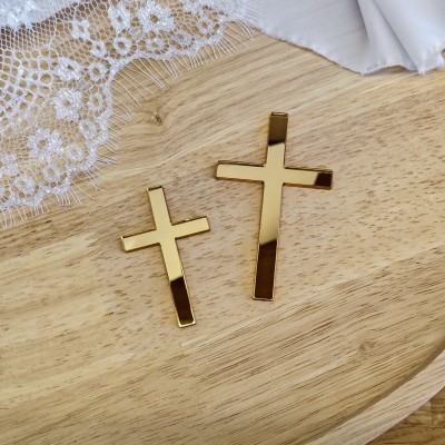 Topper / Dekor na tort - Krzyż mały