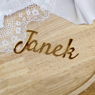 Topper / Dekor na tort - Imię
