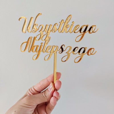 Topper Wszystkiego Najlepszego