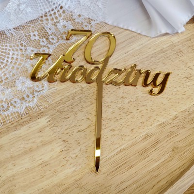 Topper 70 Urodziny