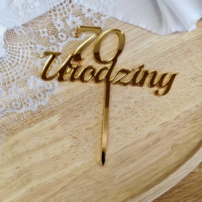 Topper 70 Urodziny