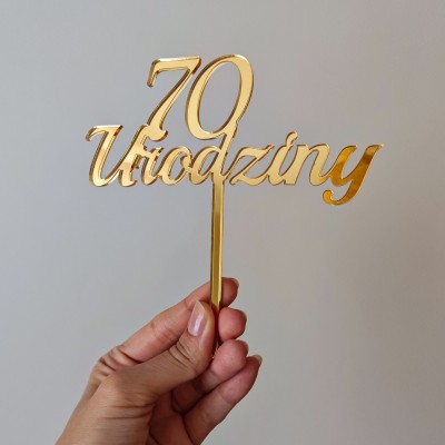 Topper 70 Urodziny