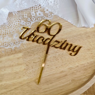Topper 60 Urodziny