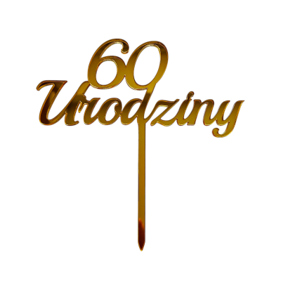 Topper 60 Urodziny