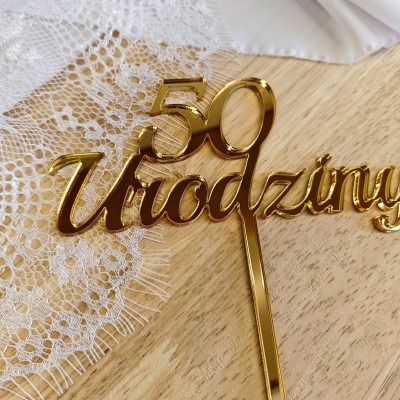 Topper 50 Urodziny