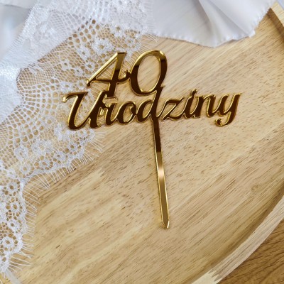Topper 40 Urodziny