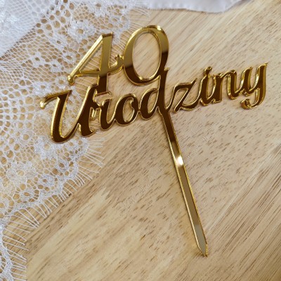 Topper 40 Urodziny