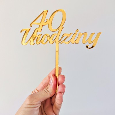 Topper 40 Urodziny