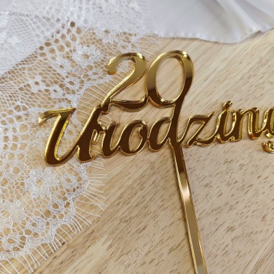 Topper 20 Urodziny