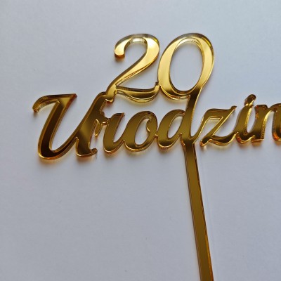 Topper 20 Urodziny