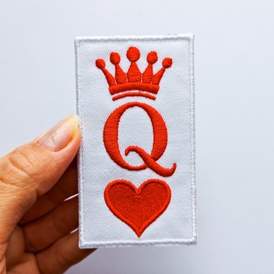 Aplikacja termoprzylepna naprasowanka Queen