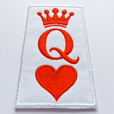 Aplikacja termoprzylepna naprasowanka Queen