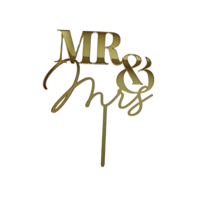 Topper na tort - Mr & Mrs
