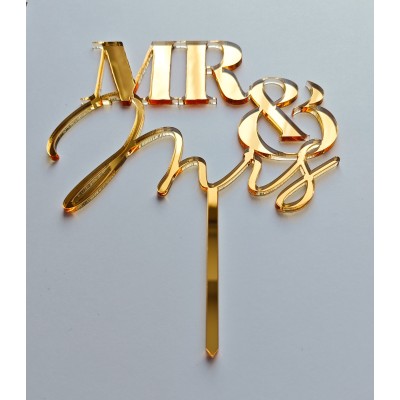 Topper na tort - Mr & Mrs