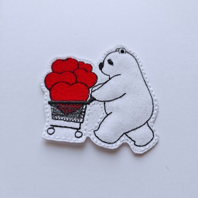 Aplikacja termoprzylepna naprasowanka MIŚ