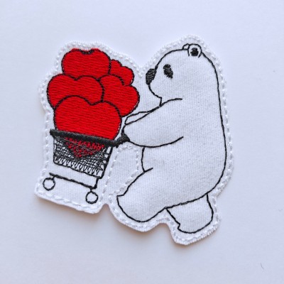 Aplikacja termoprzylepna naprasowanka MIŚ