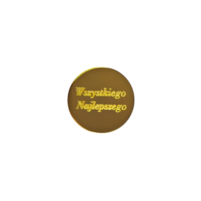 Topper / Dekor na tort - Grawer Wszystkiego Najlepszego