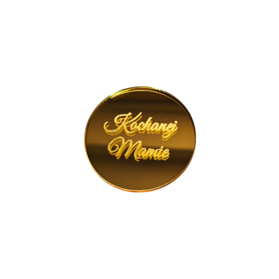 Topper / Dekor na tort - Grawer Kochanej Mamie