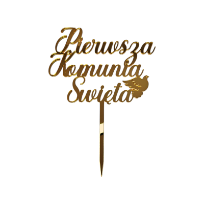 Topper na tort - Pierwsza Komunia Święta