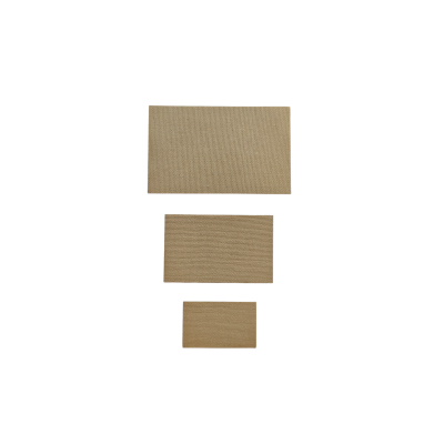 Aplikacja łatka prostokąt beż