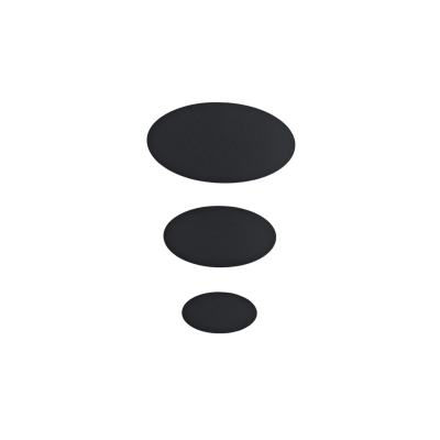 Aplikacja łatka owal czarny