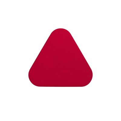 Aplikacja łatka trójkąt czerwony
